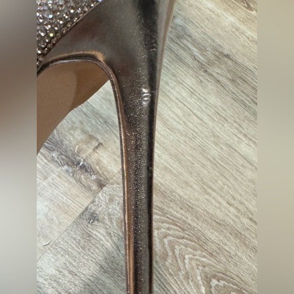 Steve Madden Rhinestone Rose Gold Pyre Pump Size 6 - Picture 12 of 14